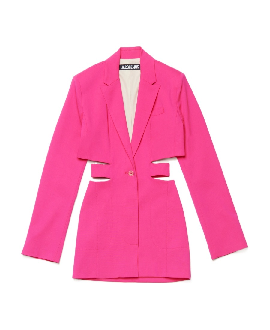 Jacquemus Cut-out Detail Dress In Pink