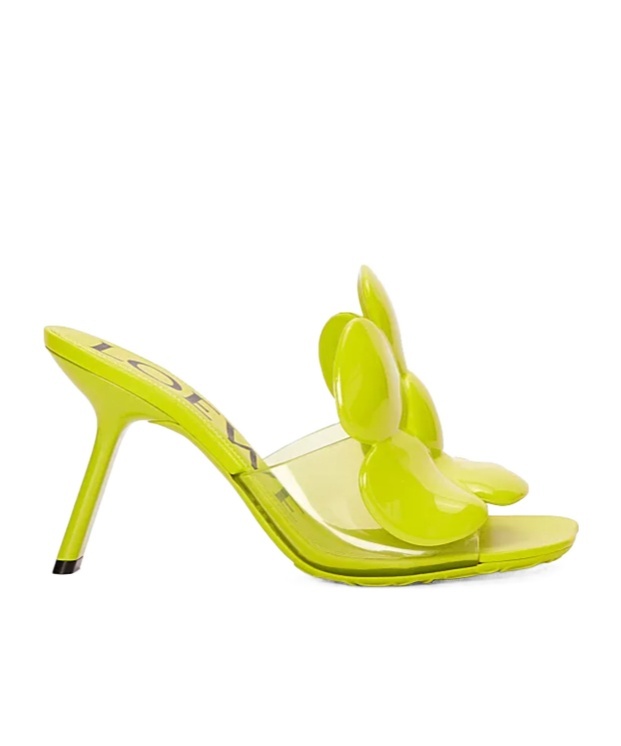 Loewe Petal Flower Sandal In Pvc In Yellow
