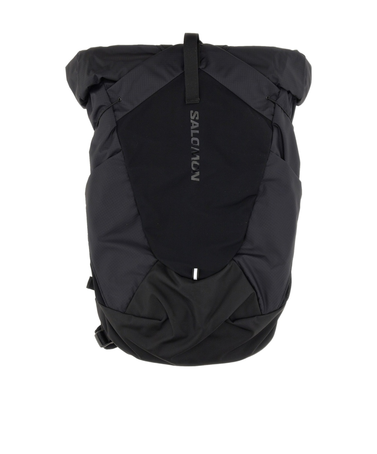 Shop Salomon Logo-print Roll-top Backpack In Black