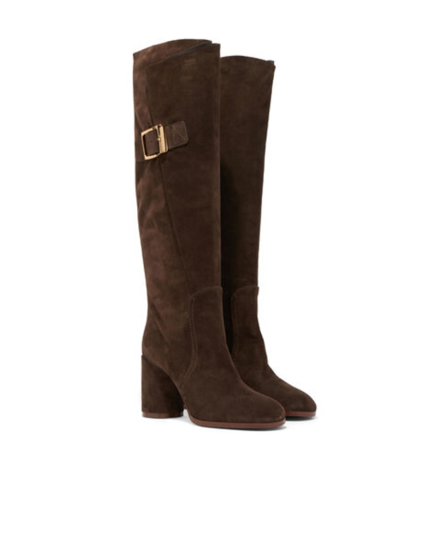 Casadei Cleo Kate 85mm Suede Boots