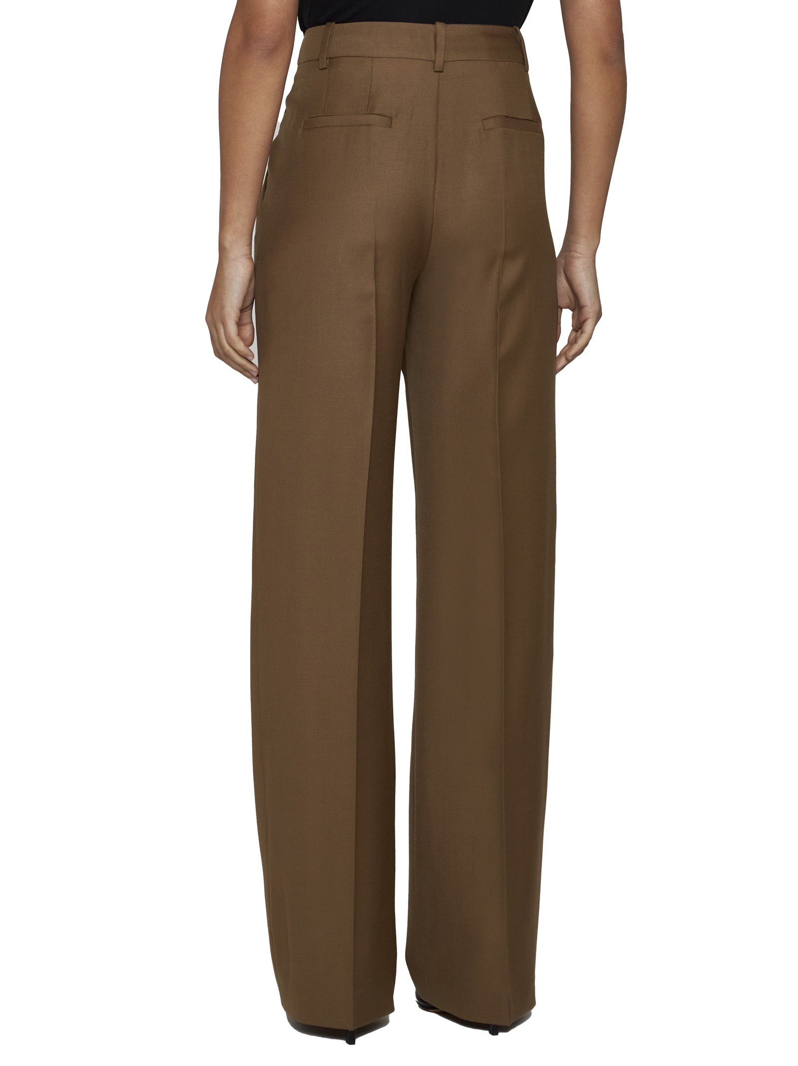 LOULOU STUDIO TAILORED WOOL TROUSERS