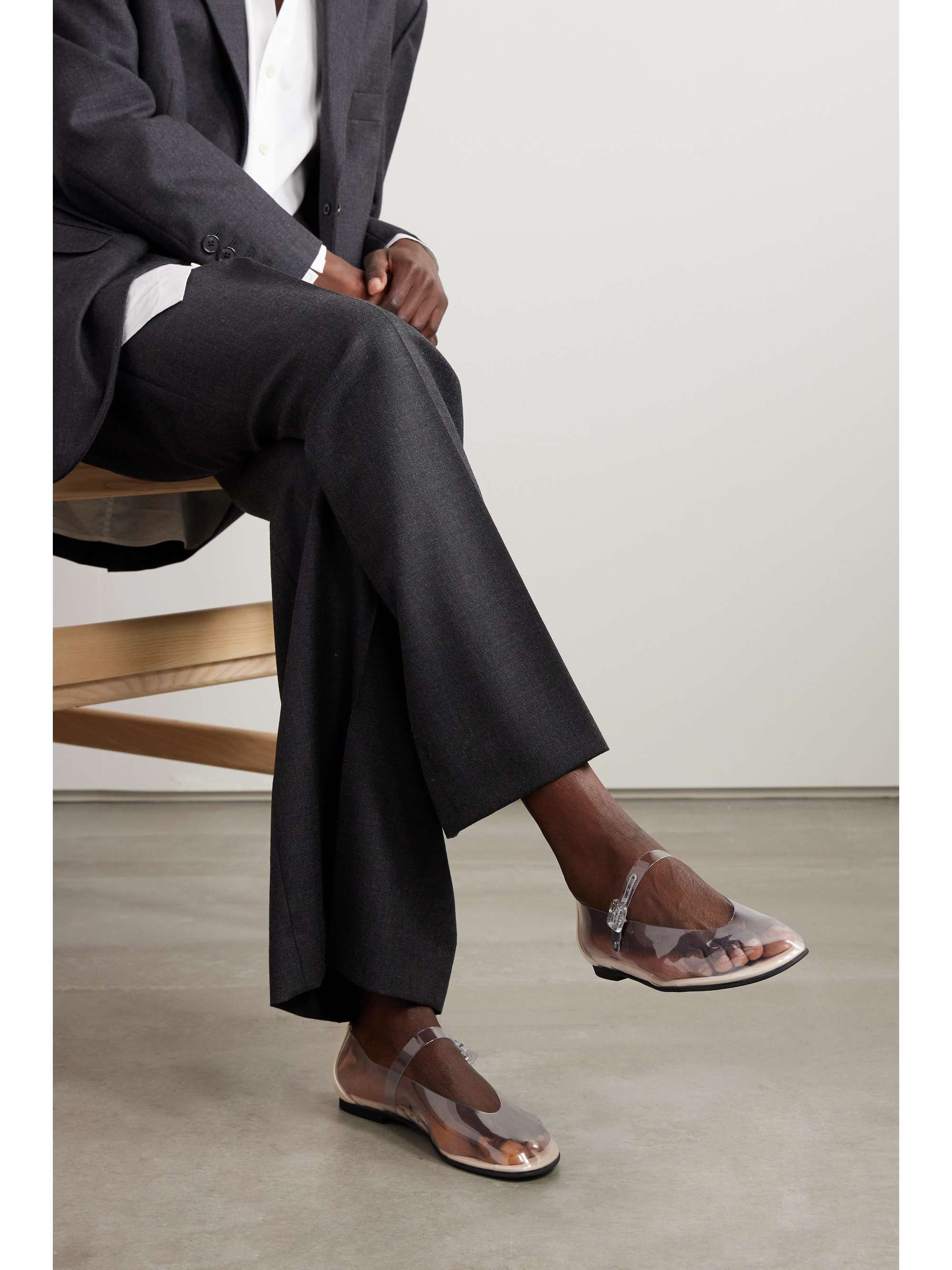 The Row Boheme Ballet Flats In Gray