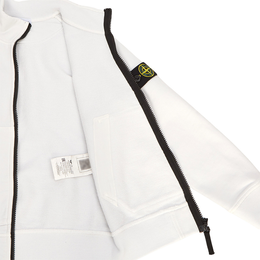 Stone Island Long Sleeved Jacket In Nude