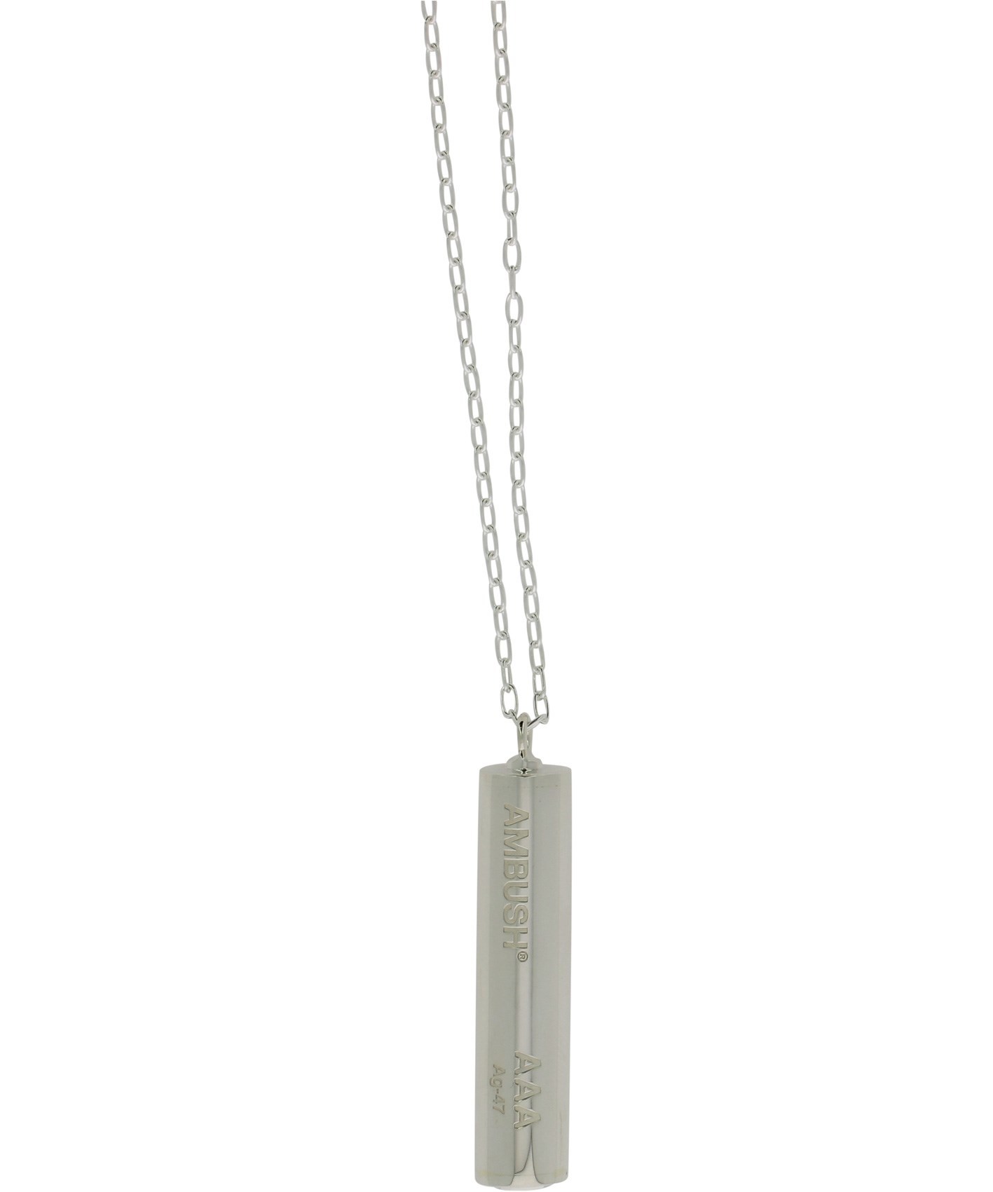 Ambush Battery-charm Necklace In White