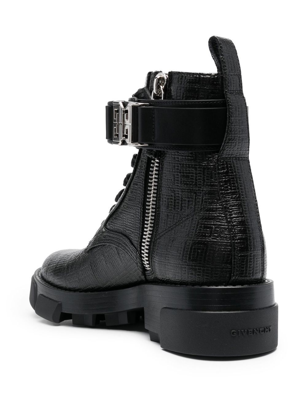 Givenchy Terra Biker Boots In Black