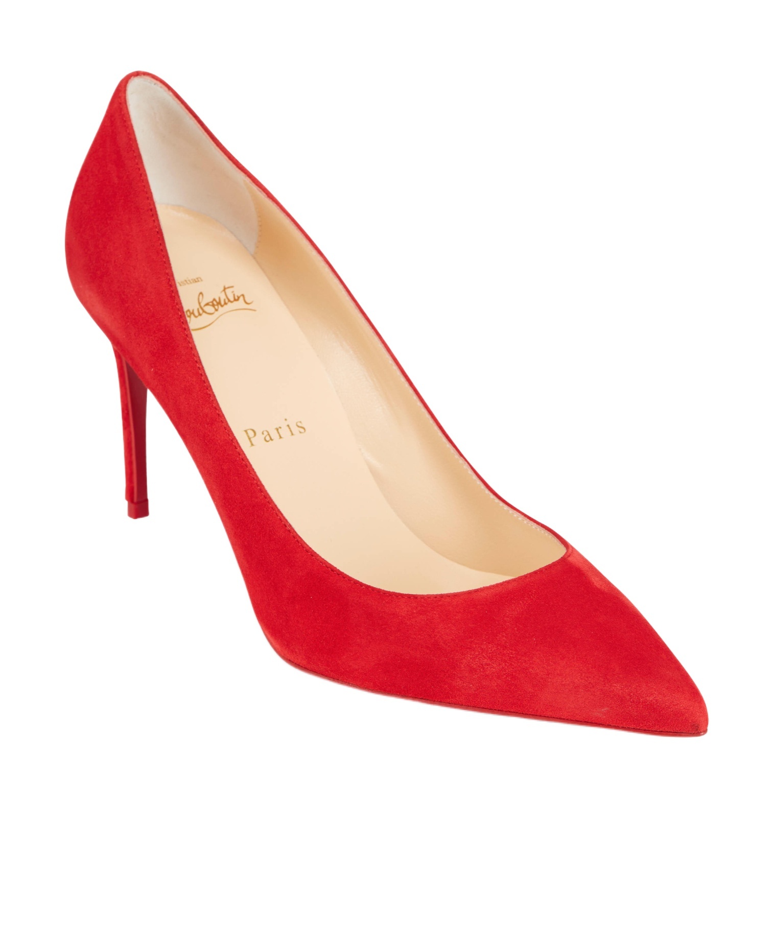 Christian Louboutin Pointed High Heels In Red