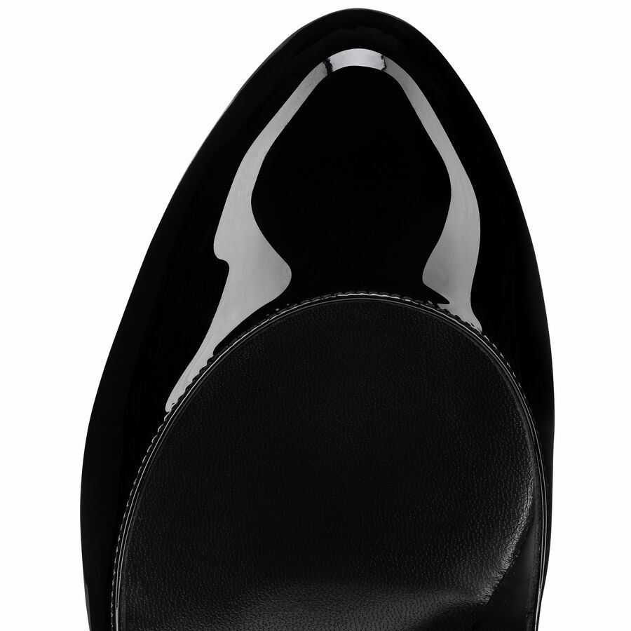 Christian Louboutin Dolly Patent Leather Pumps 85 In Black