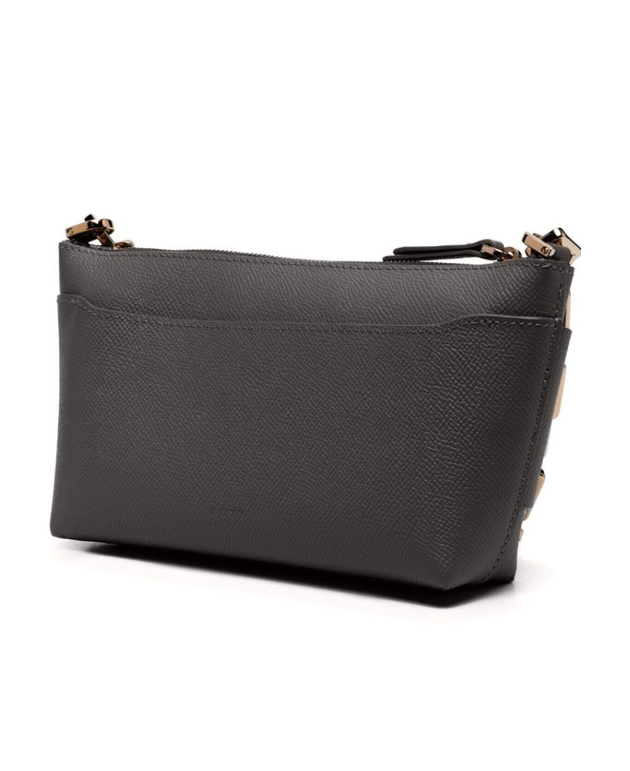 Boyy Buckle Pouchette Epsom Leather Handbag In Black