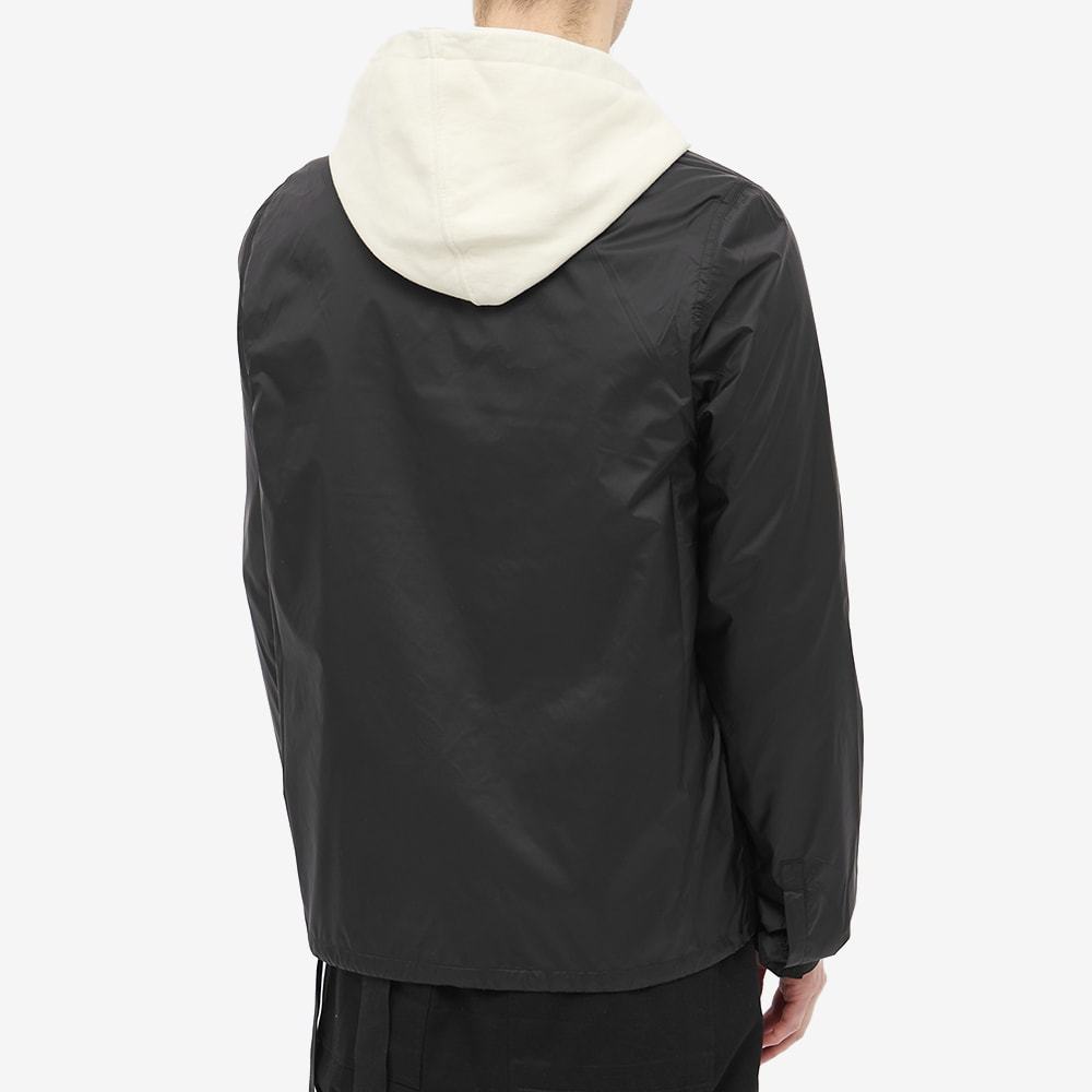 Rick Owens Drkshdw Logo-print Snap Front Jacket In Black