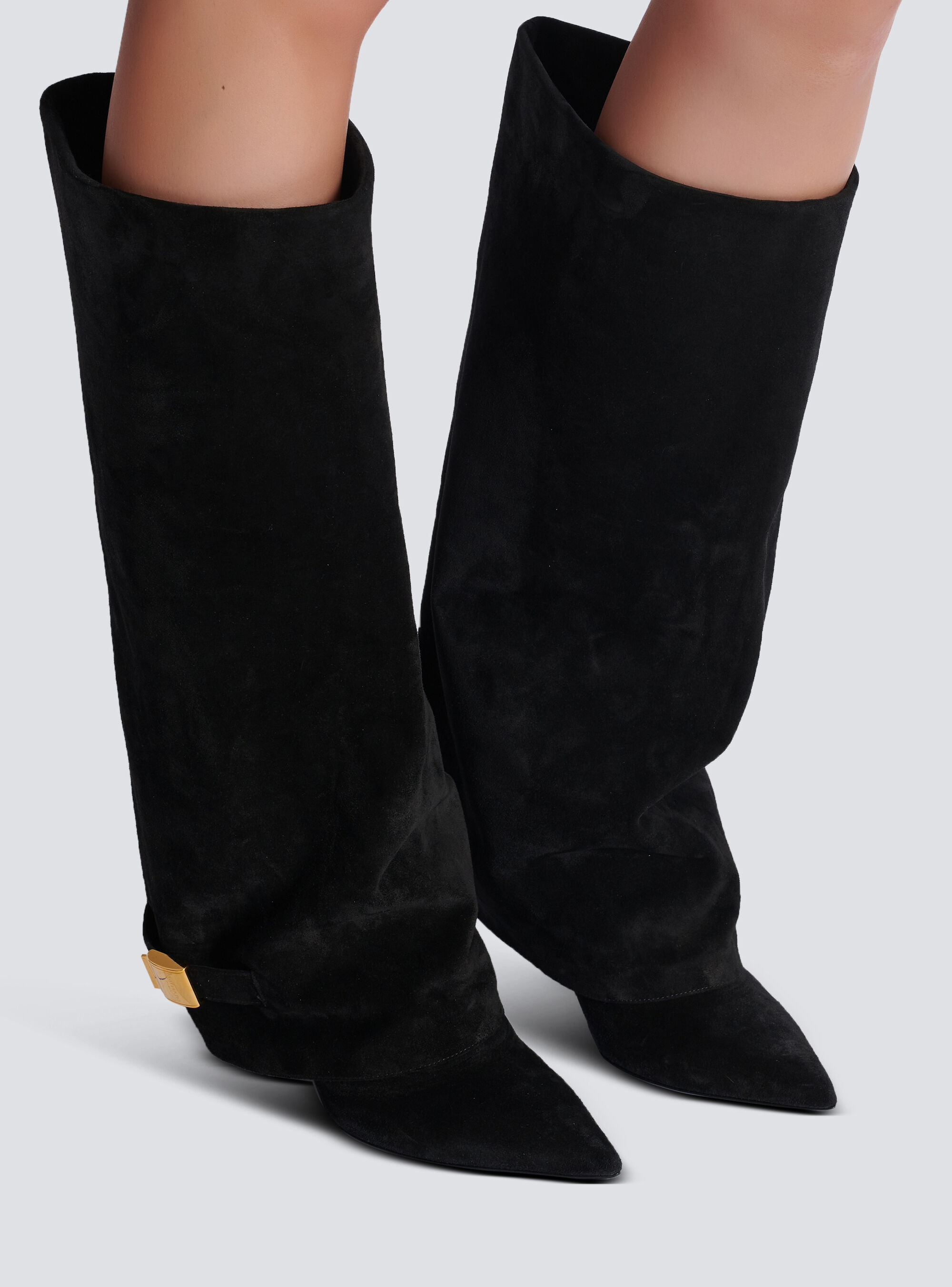 BALMAIN UMA BOOTS IN SUEDE