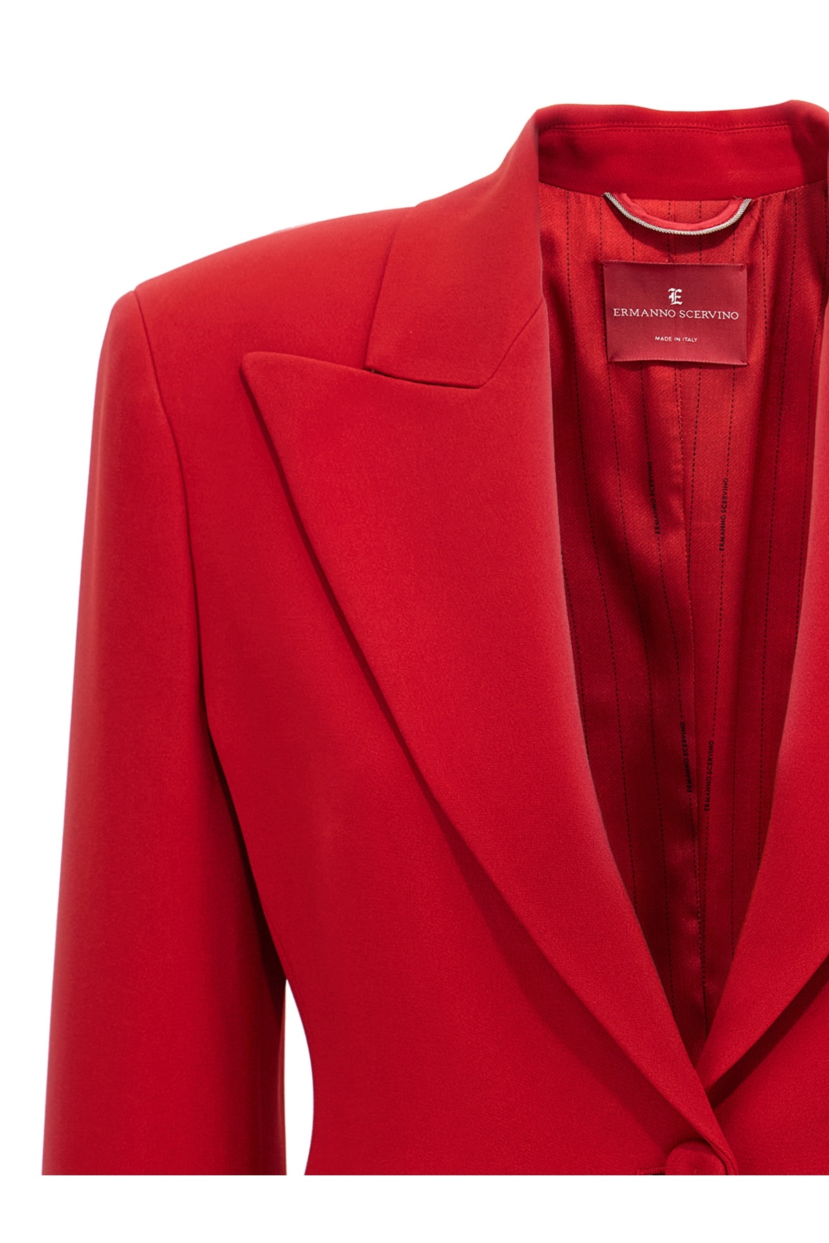Ermanno Scervino Single-breasted Blazer Blazer And Suits Red In Red