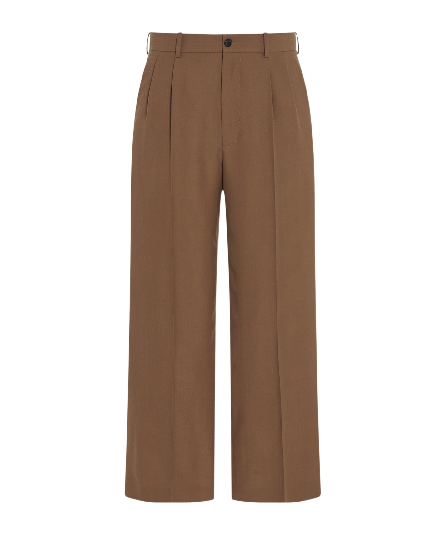 The Row Holl Trousers In Brown