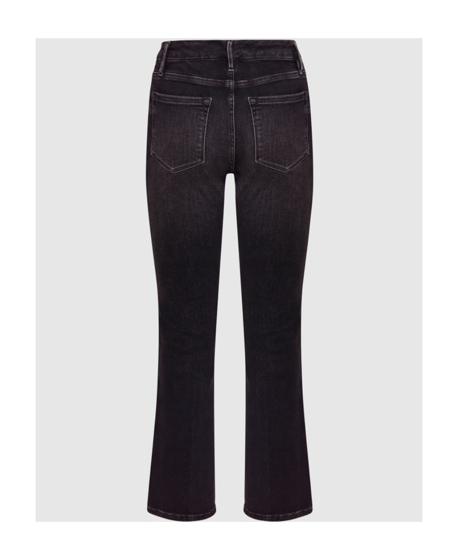 Frame Cropped Flared Jeans In White