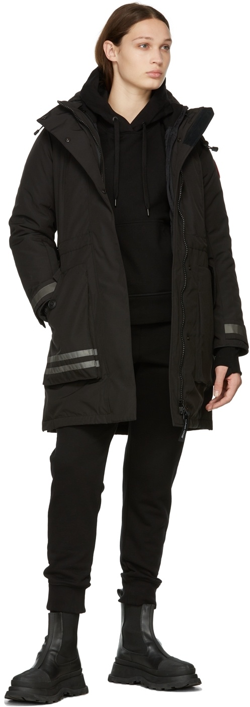 Canada Goose Muskoka Drawstring Hoodie In Black