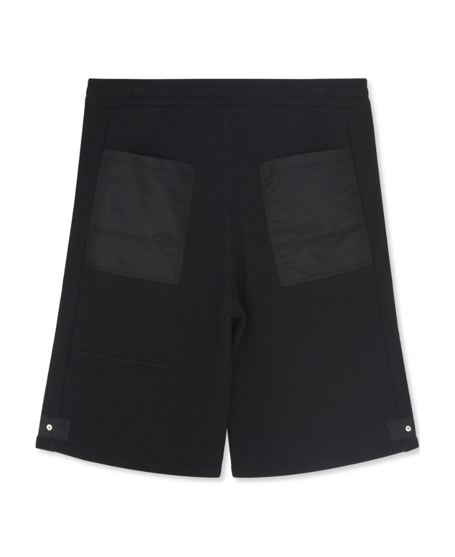 Alexander Mcqueen Logo-tab Bermuda Shorts In Black