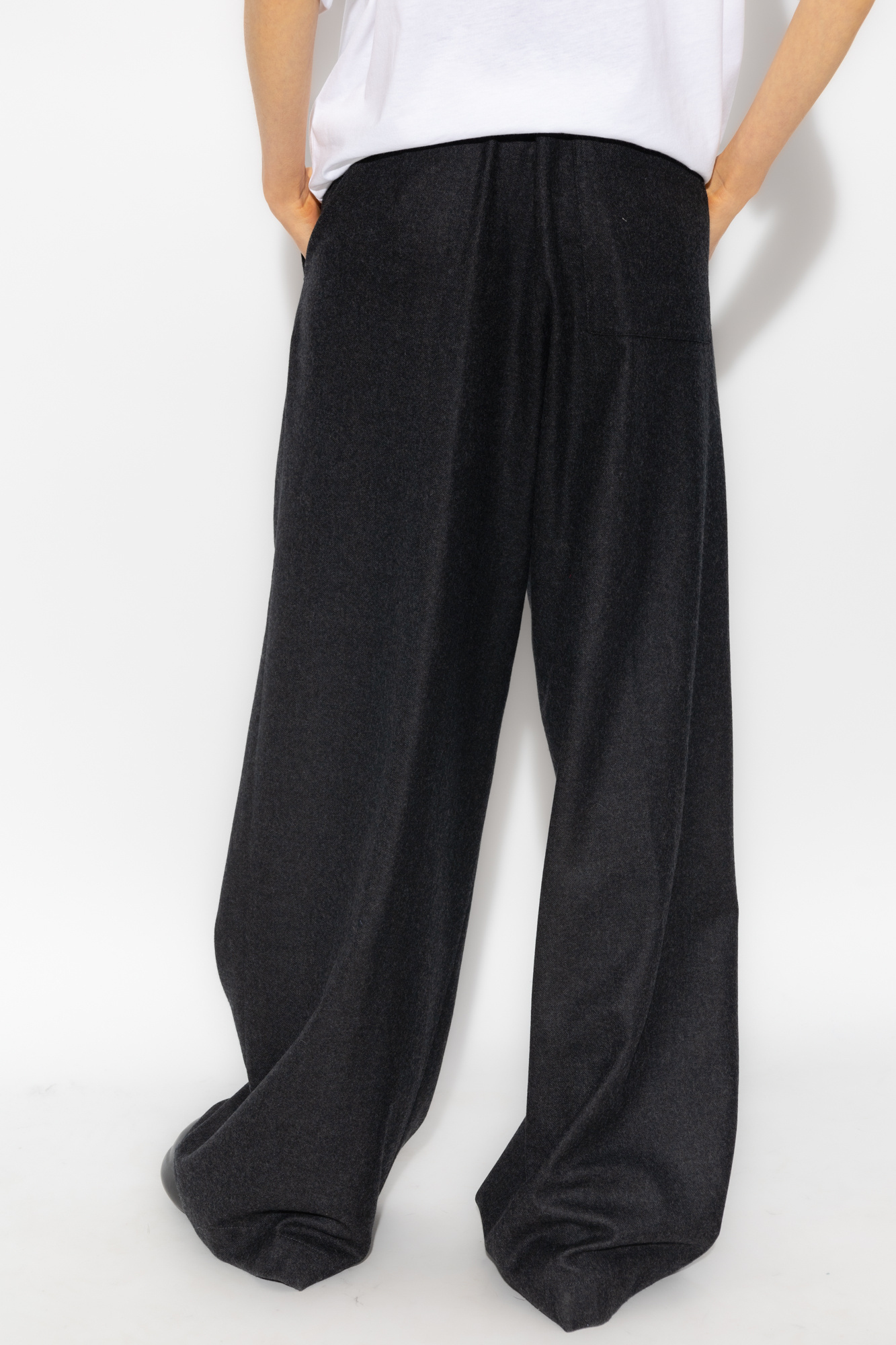 Dries Van Noten Wide-leg Trousers In Black