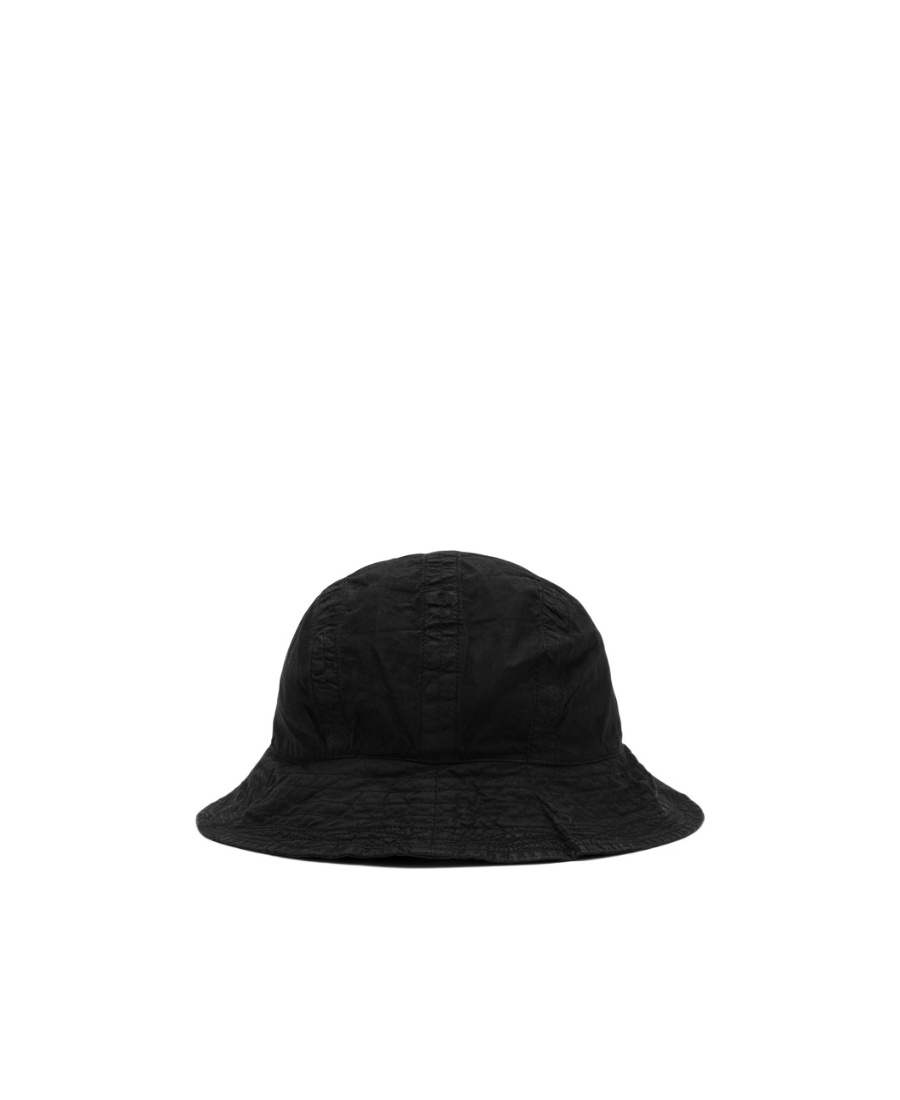 C.p. Company Logo-embroidered Cotton Bucket Hat In Black
