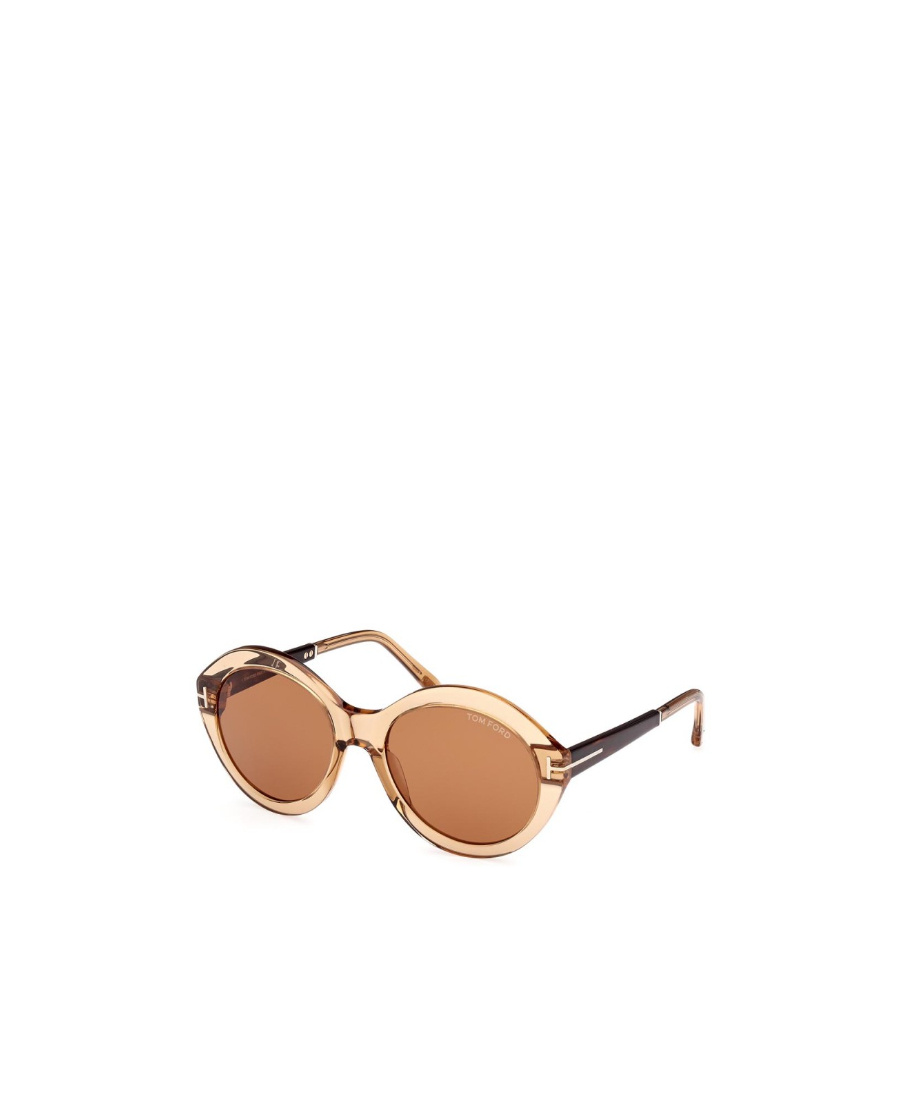 Tom Ford Eyewear Round-frame Sunglasses In Gold