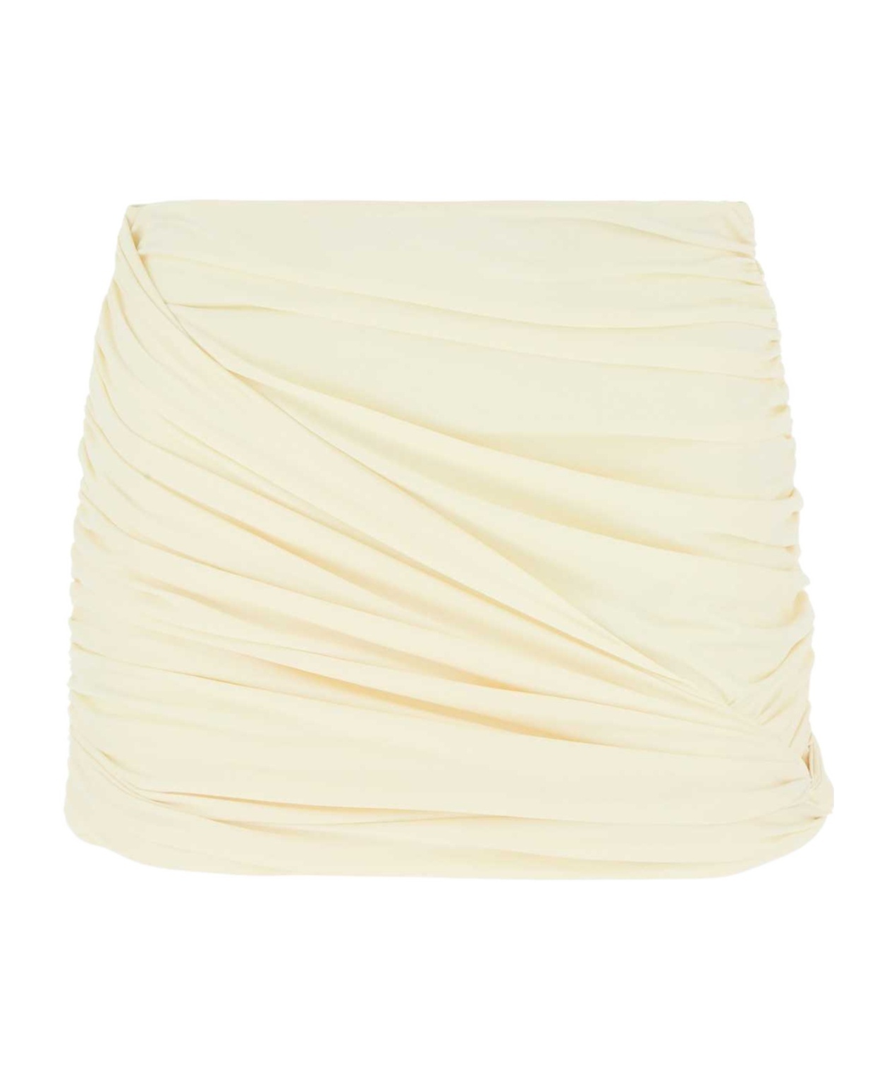 Magda Butrym Zou Wrinkled Skirt In White