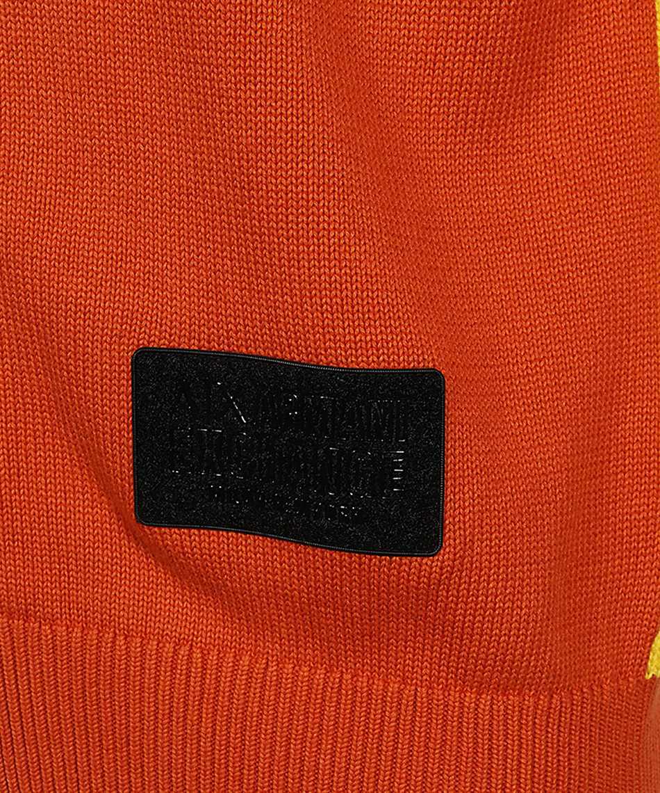 Armani Exchange Long-sleeved Sweater In Red