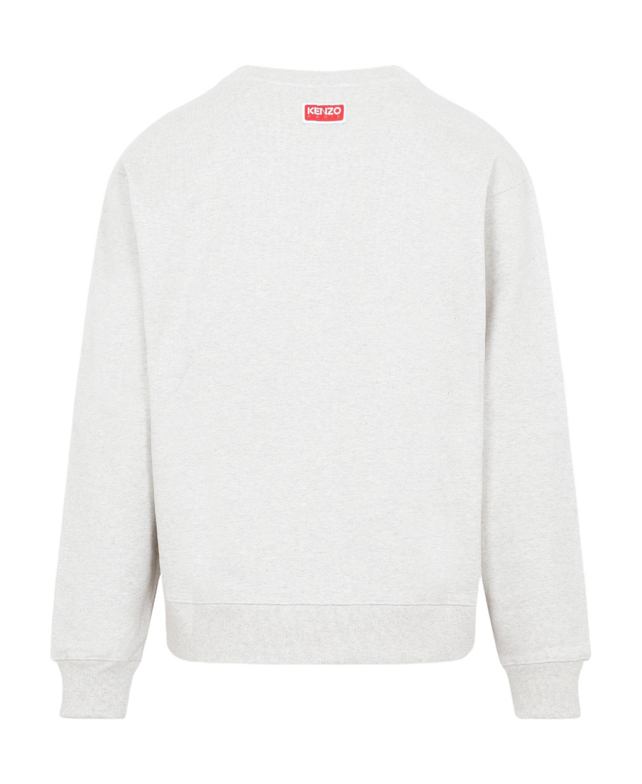 Kenzo Boke Flower Wool Sweater In White