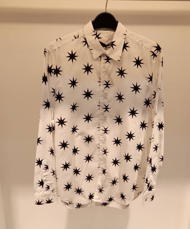 Moschino Buckle Long-sleeved Shirt In Nude