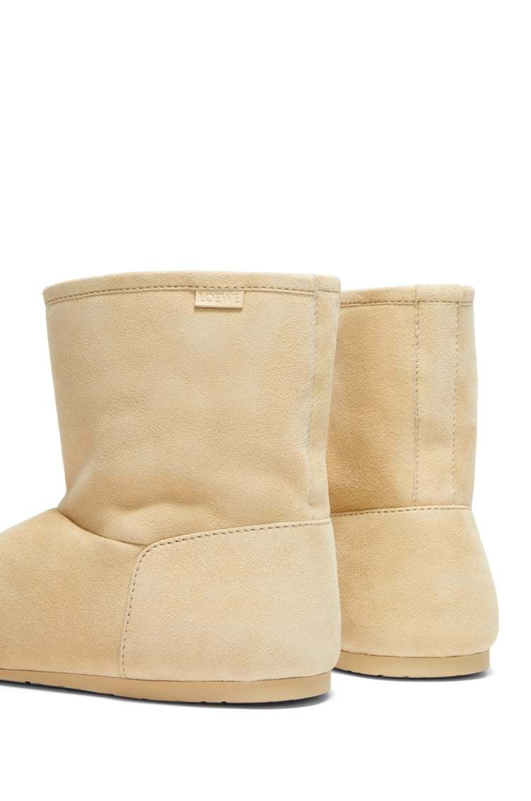 Loewe Lago Short Boots In Nude