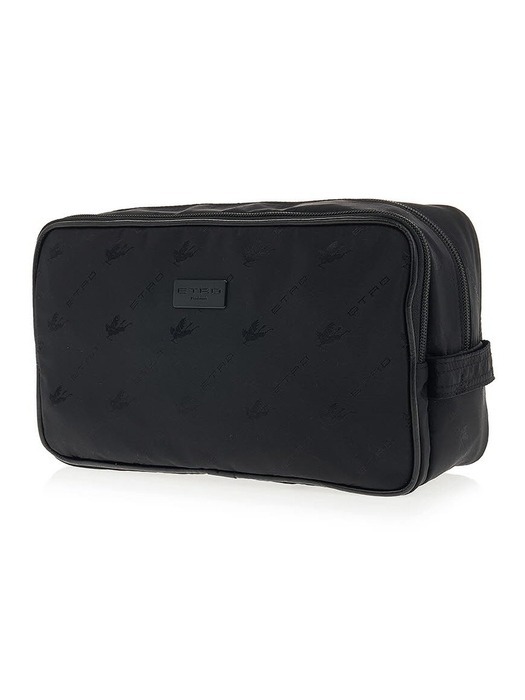 Etro Zipper Clutch In Black