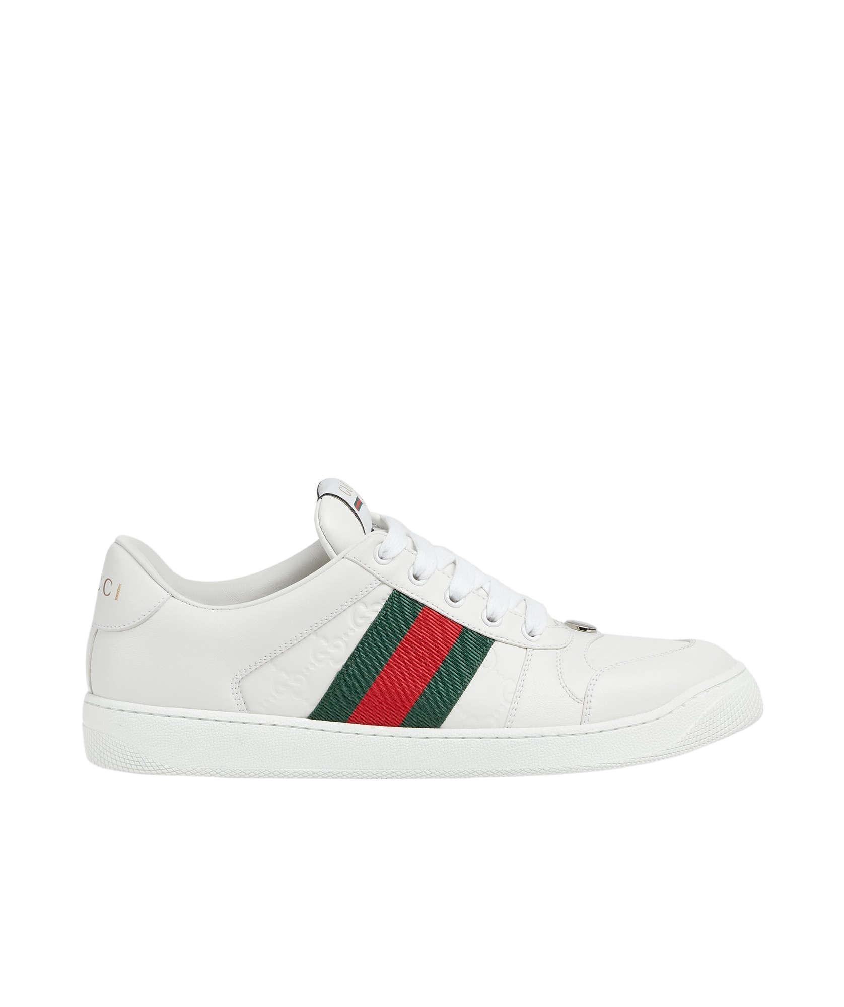Gucci Screener Low-top Sneakers In White