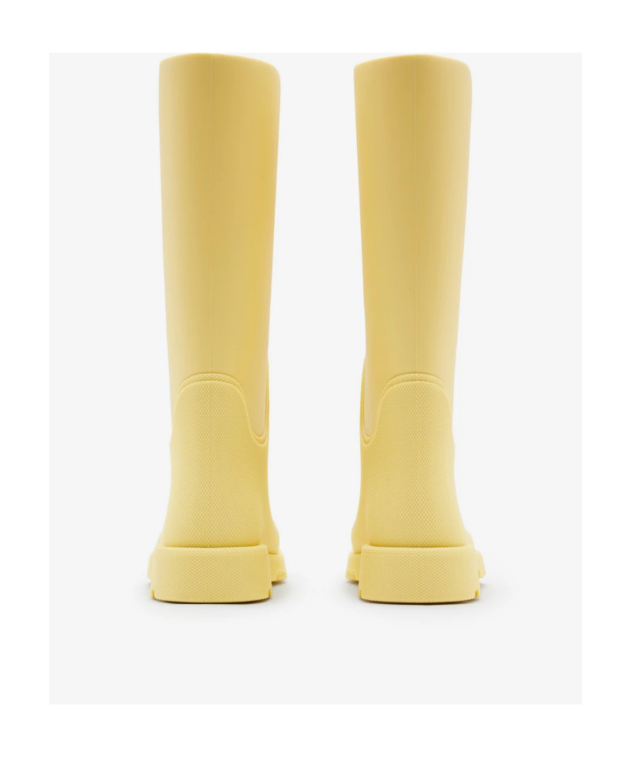 Shop Burberry Marsh Rain High Boots In Nude