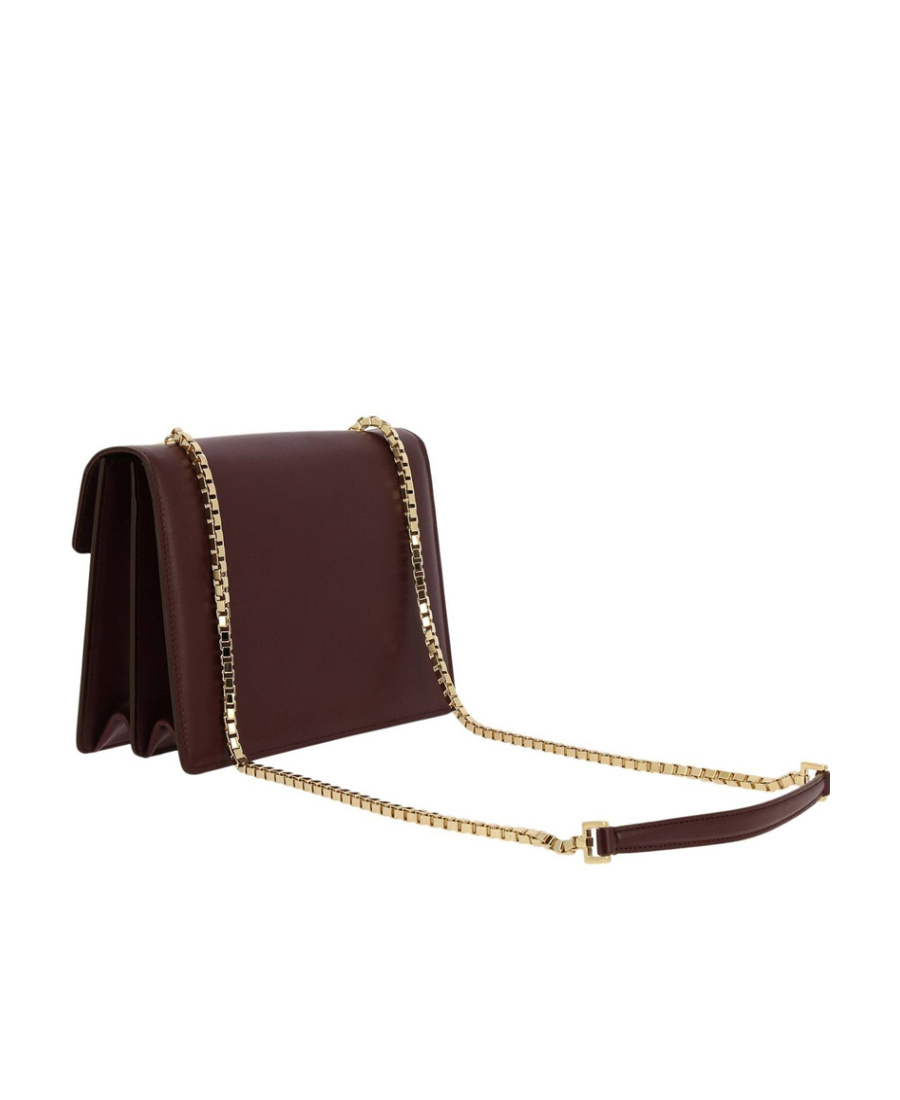 Ferragamo Logo Shoulder Bag In Red