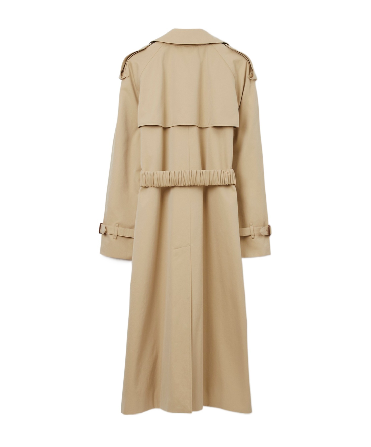 Burberry Castleford Double-breasted Cotton-gabardine Trench Coat In Nude