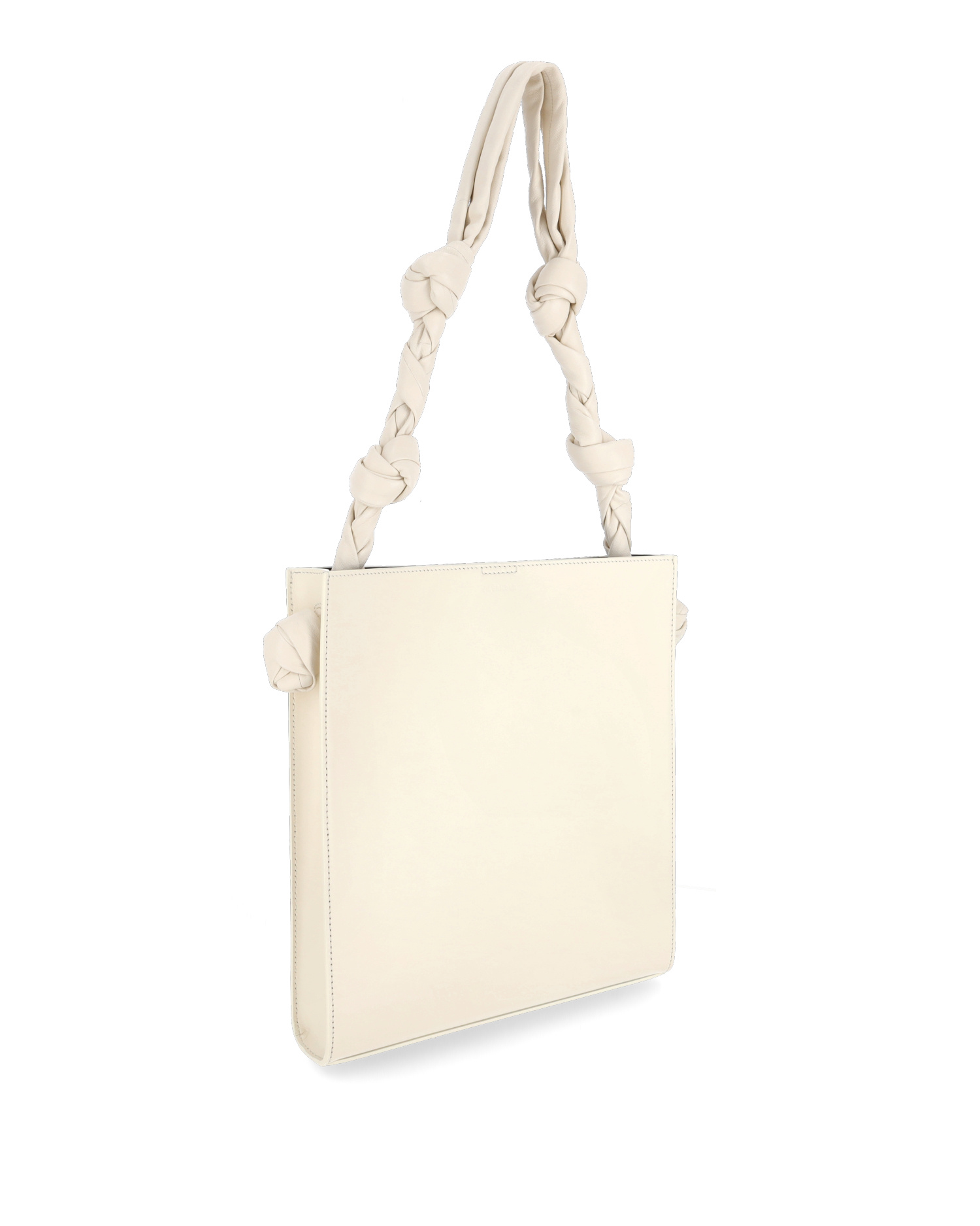 Jil Sander Tangle Midi Crossbody Bag In White