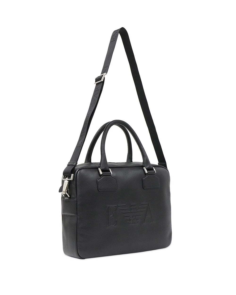 EMPORIO ARMANI LOGO BRIEFCASE