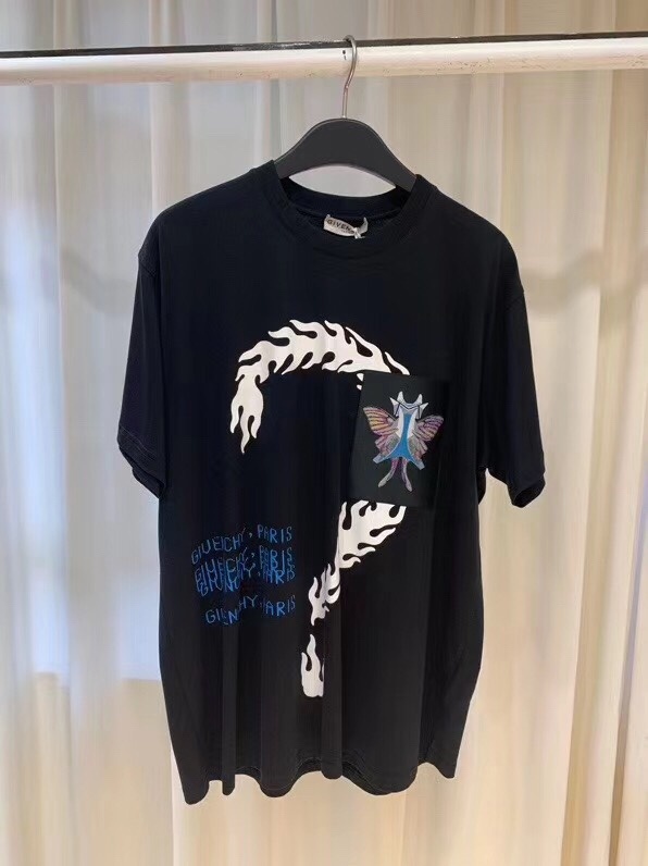 Givenchy Logo Printed T-shirt In Black