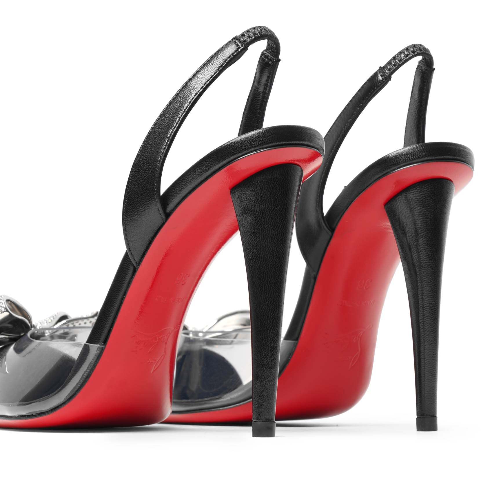 CHRISTIAN LOUBOUTIN BOW-TIE HIGH HEELS