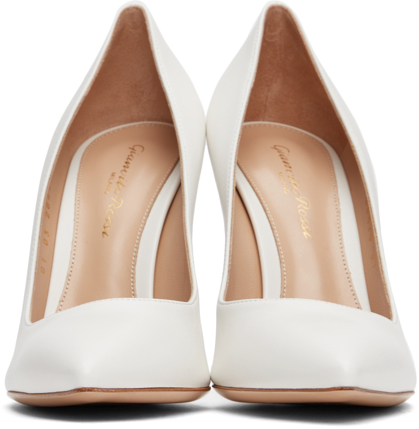 Gianvito Rossi Gianvito Pointed Toe Pumps In White