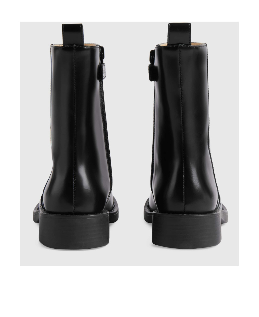 Gucci Horsebit-detail Ankle Boots In Black