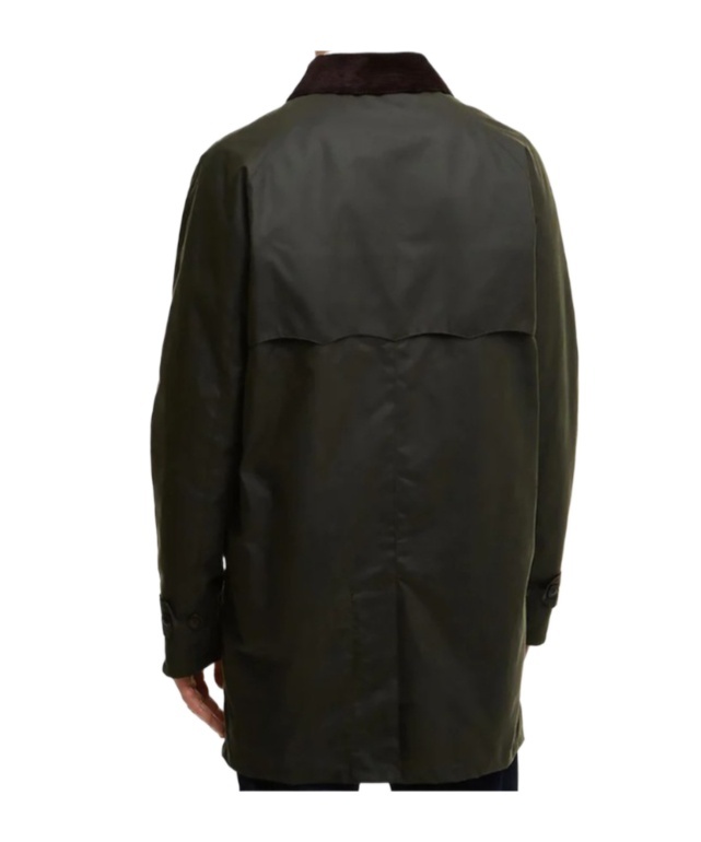 Barbour X Baracuta Trench Coat In Green