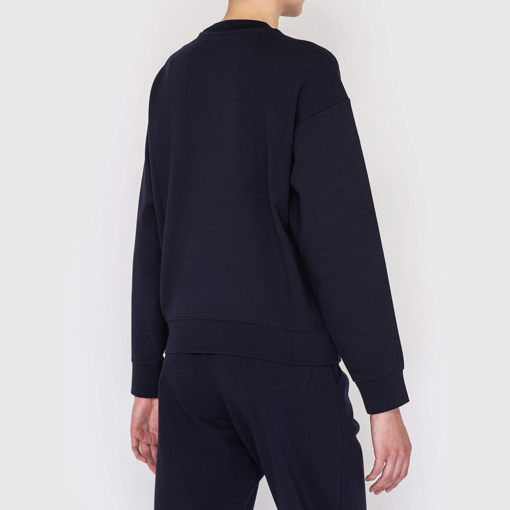 EMPORIO ARMANI ROUND COLLAR LONG SLEEVE SWEATER