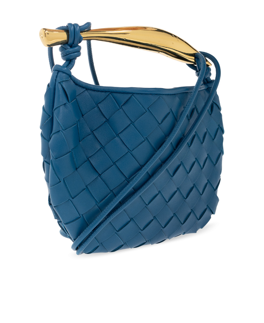 Bottega Veneta Blue Mini Sardine Bag In Blue
