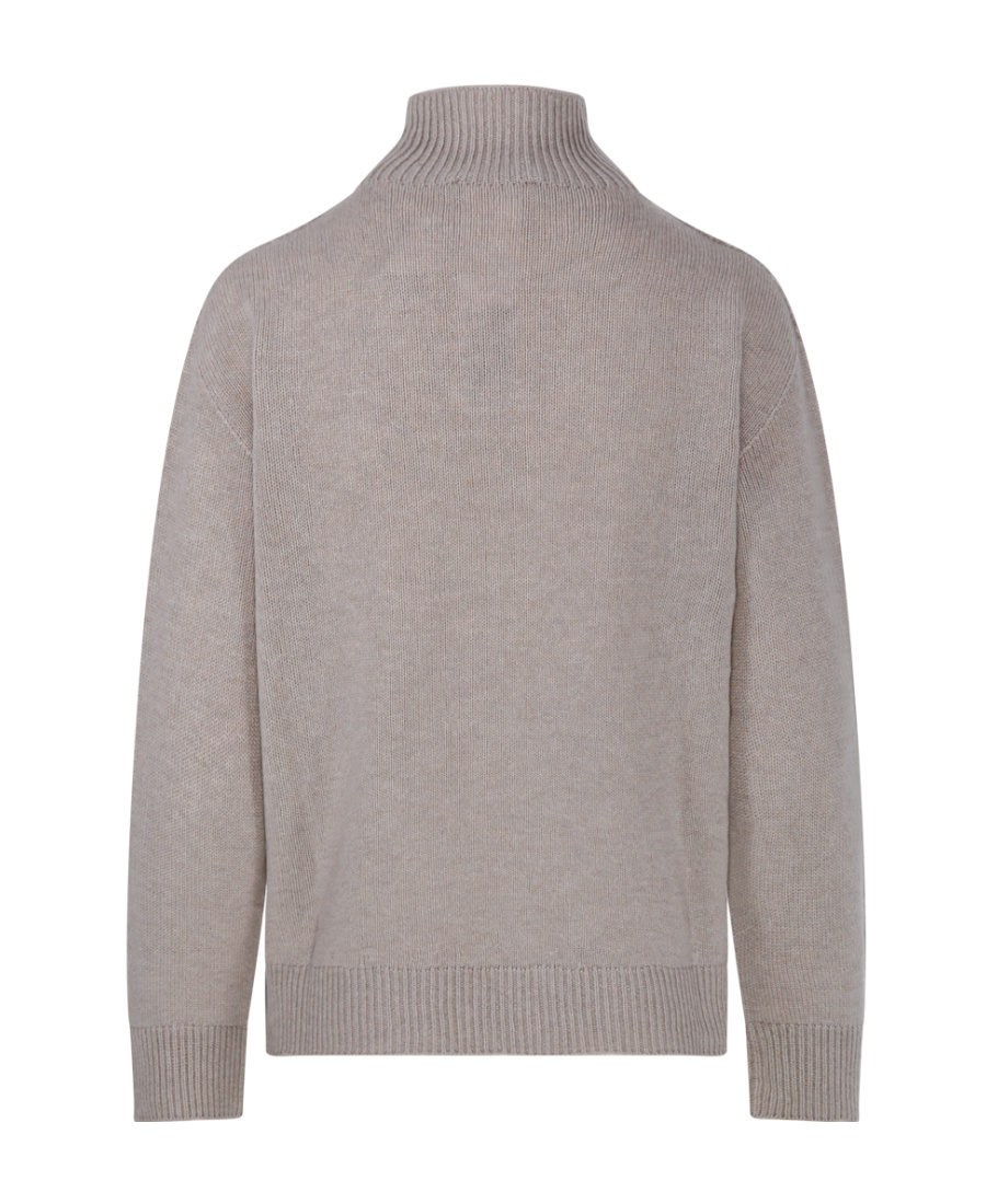 Max Mara Long-sleeved Sweater In Nude