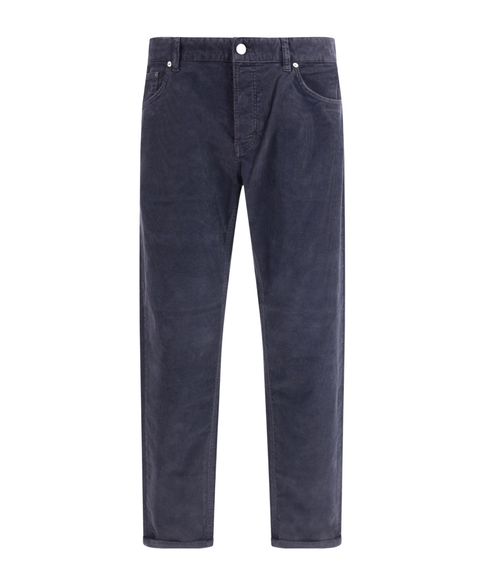 Pt Torino Corduroy Five-pocket Pants In Blue
