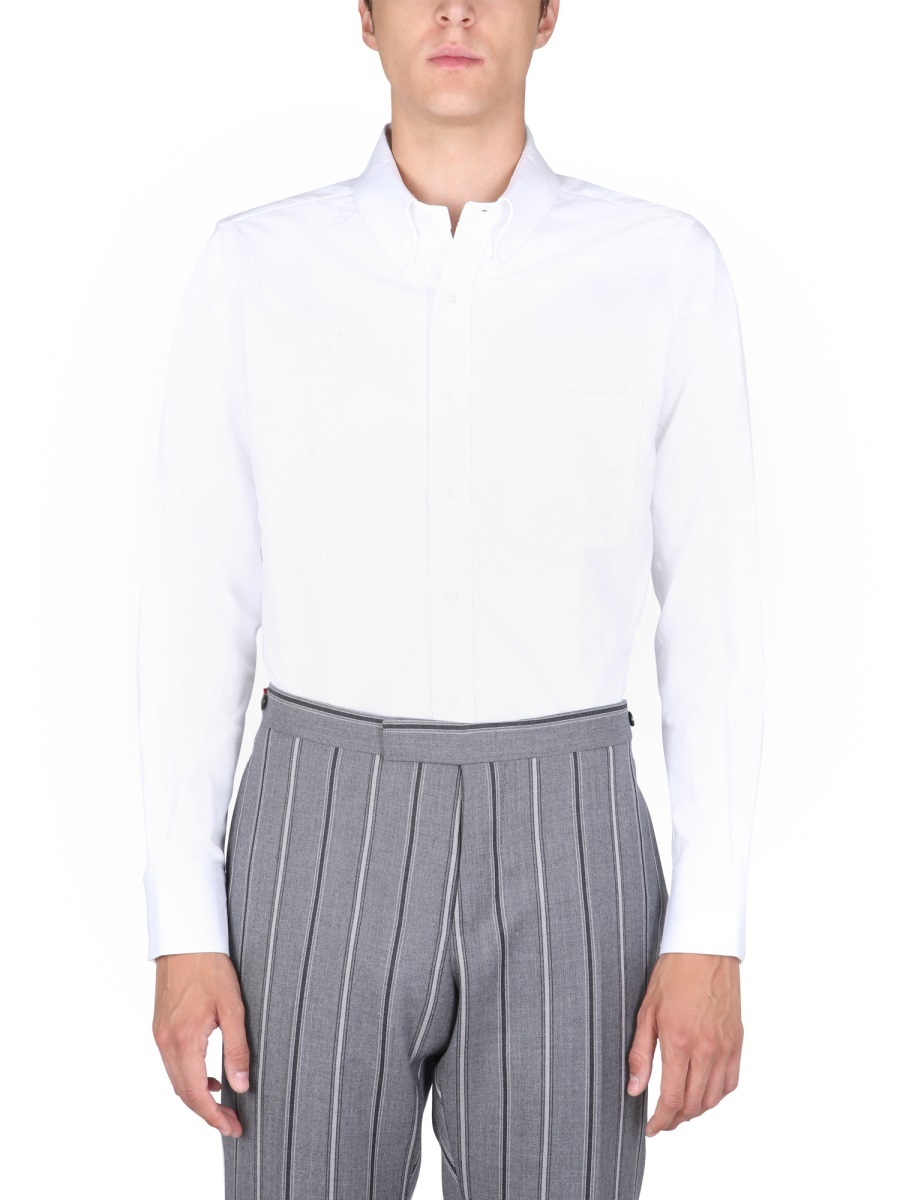 Thom Browne Classic Oxford Shirt In White