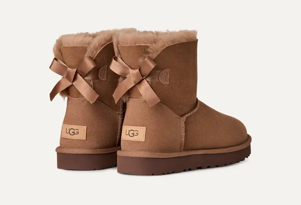 Ugg Mini Bailey Bow Ii Boots In Brown