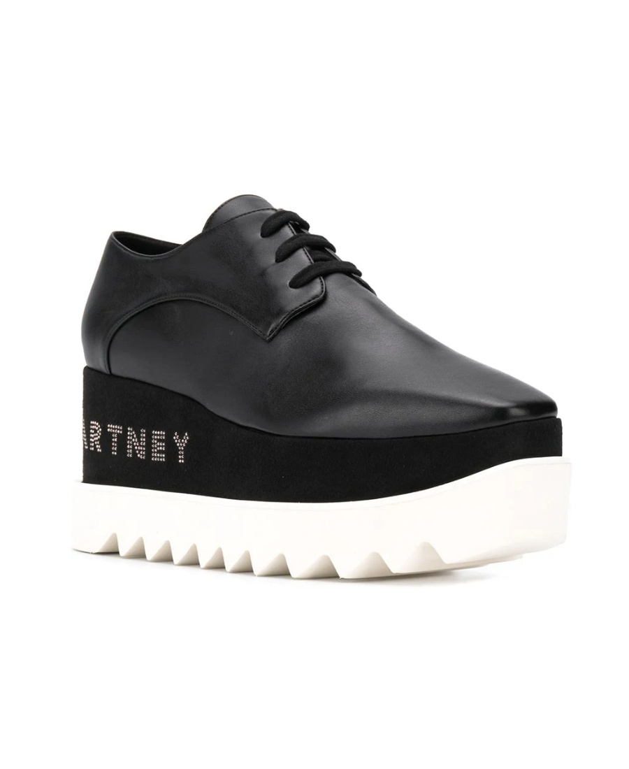 Stella Mccartney Lace-up Elyse In Black