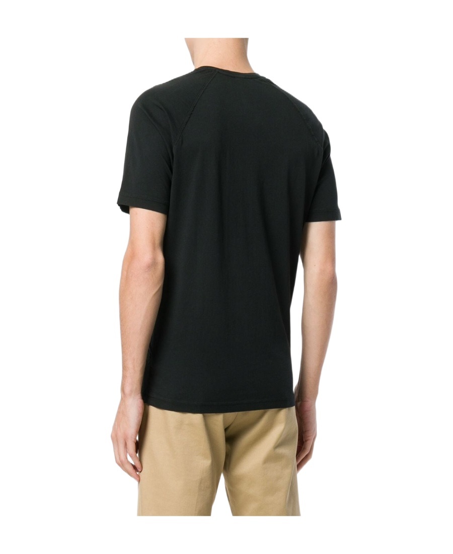 Shop Aspesi Crew Neck T-shirt In Black