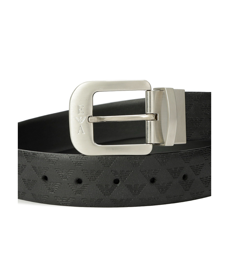 EMPORIO ARMANI LOGO ENGRAVING BELT