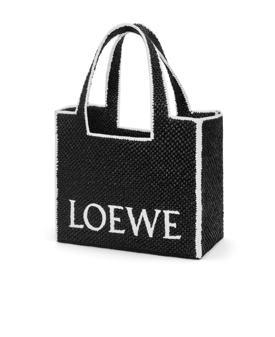 Loewe Women's Largefont Tote In Black