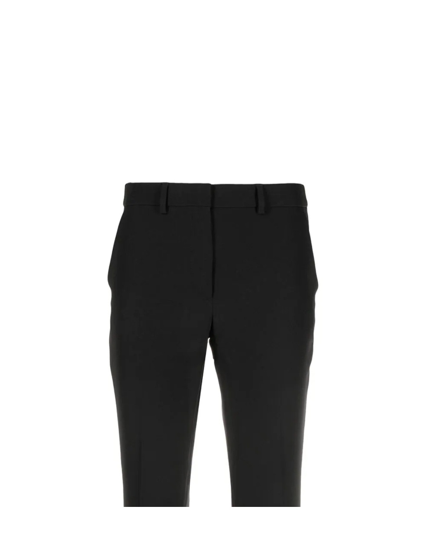 Seventy Cropped Tailored Trousers In Black